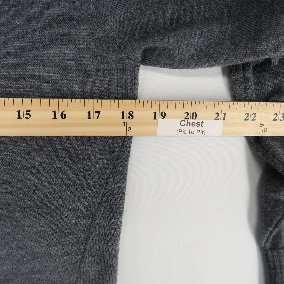 Smartwool Kiva Ridge Sweater Mens Small Charcoal Merino Wool Blend Crewneck - Image 4 of 4