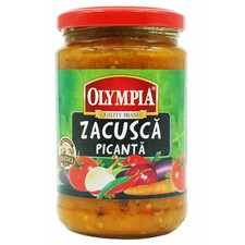 Olympia Zacusca de vinete picanta pikante Gem&uuml;sezubereitung mit Aubergine 300g