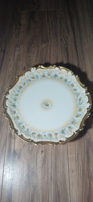 T&V Limoges France 11 '' Daisy Hand-painted Plate Hdx9