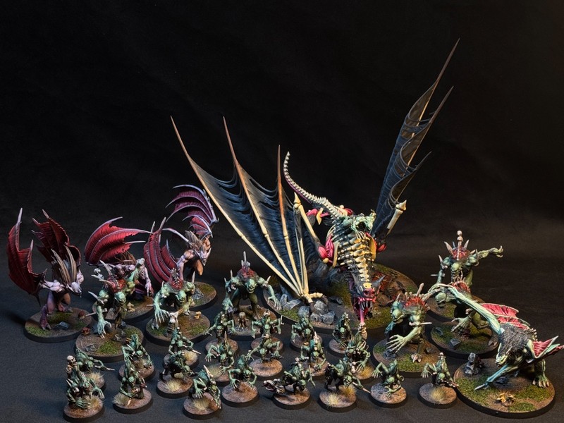Flesh-Eater Courts Pro Painted Army Tabletop Ready Warhammer AOS Age of Sigmar