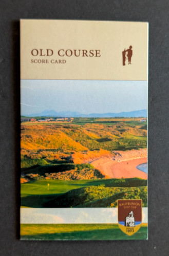 vtg - Golf scorecard - BALLYBUNION GOLF CLUB gc - Old Course - Ireland