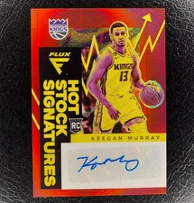 KEEGAN MURRAY /49 Hot Stock Signatures Red Rookie RC Auto 2022-23 Flux NBA Card
