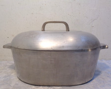 Vintage Wagner Ware Sidney O Magnalite 4265-M Roaster Dutch w/Lid 8 Qt