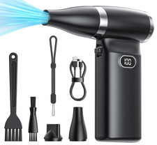 Soplador Aire Inal mbrico 60MPH para PC Teclado Auto y Electr nicos