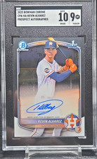 🔥  2025 Bowman Chrome 1st Kevin Alvarez #CPA-KA Auto SGC Mint 10/9 Astros 🔥 