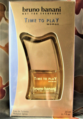 Parfum Bruno Banani   Time to Play woman 20ml Eau de Toilette Spray OVP Vintage