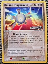 2005 Pokemon EX Delta Species #70 Holon’s Magnemite Reverse Holo LP+ on eBay