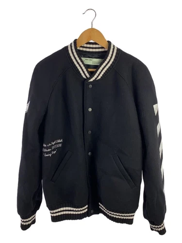 OFF WHITE Giacca giacca stadio OFFWHITE nera usata