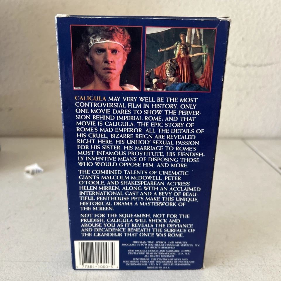 Caligula Unedited Unrated 1979 Malcolm McDowell Penthouse Films Bob Guccione - Image 2 of 3