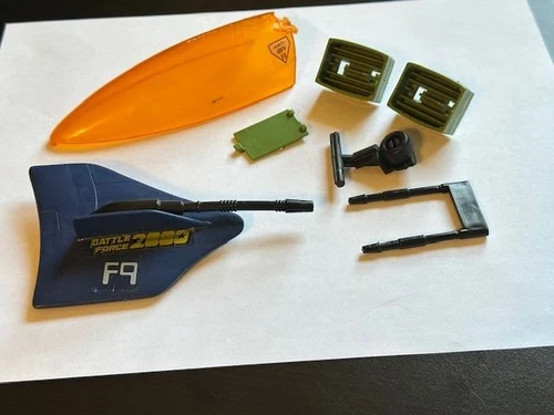 Vintage GI Joe 1987 Battle Force 2000 Vector Jet Original Parts