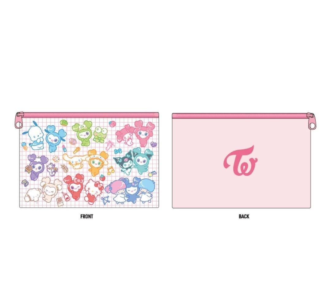 Twice Lovelys × Sanrio Clear Pouch Once Japan 8th Anniversary