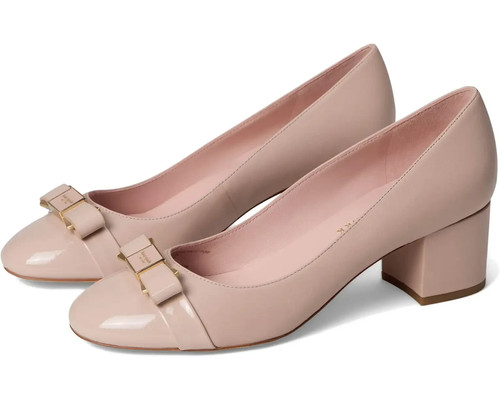 Kate Spade New York Bowdie Ballet Pump Smooth Leathe Pale Vellum Women's 8M