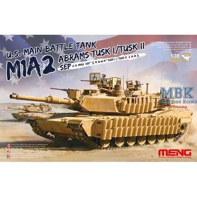MENG MODEL MENG-TS026 M1A2 SEP Abrams TUSK I / TUSK II