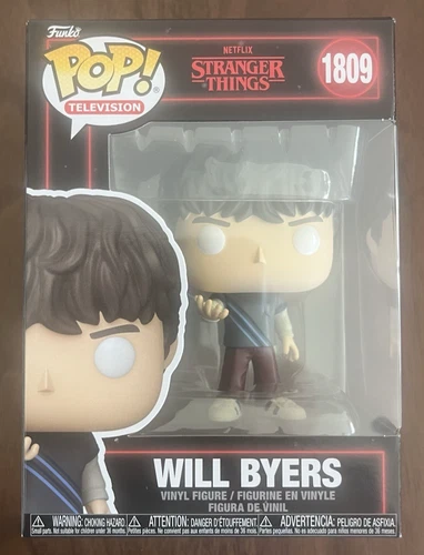 Funko Pop! Will Byers Stranger Things Television #1809 Near Mint in Protector