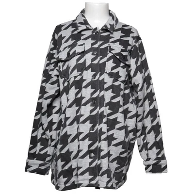 Yours, chemise, femme, taille : 46, gris/noir, coton/polyester #v73 - Photo 1/4