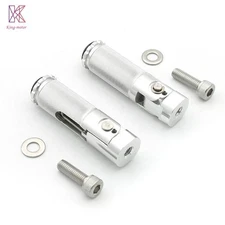 US Universal Motorcycle Bike Folding Foot Pegs Footpegs Rear Set Pedals Racing