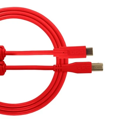 UDG Cable USB 2.0 (Type C-B) Straight 1.5M Red