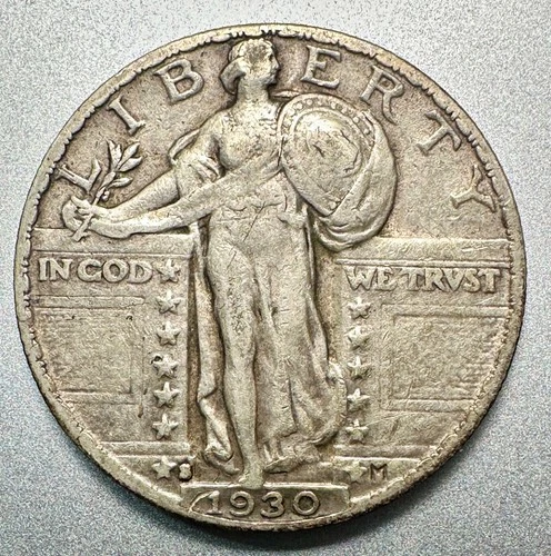 1930-S  STANDING LIBERTY QUARTER  VF/XF  #1421