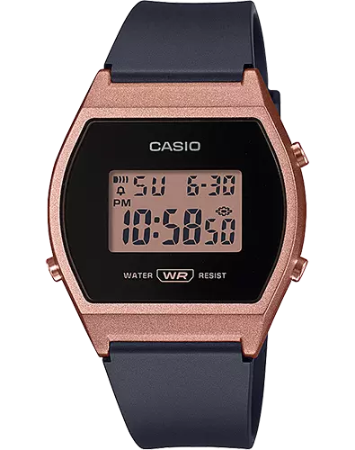 Casio LW204-1A, Women's Black Resin Watch, Alarm, 50 Meter WR, Illuminator