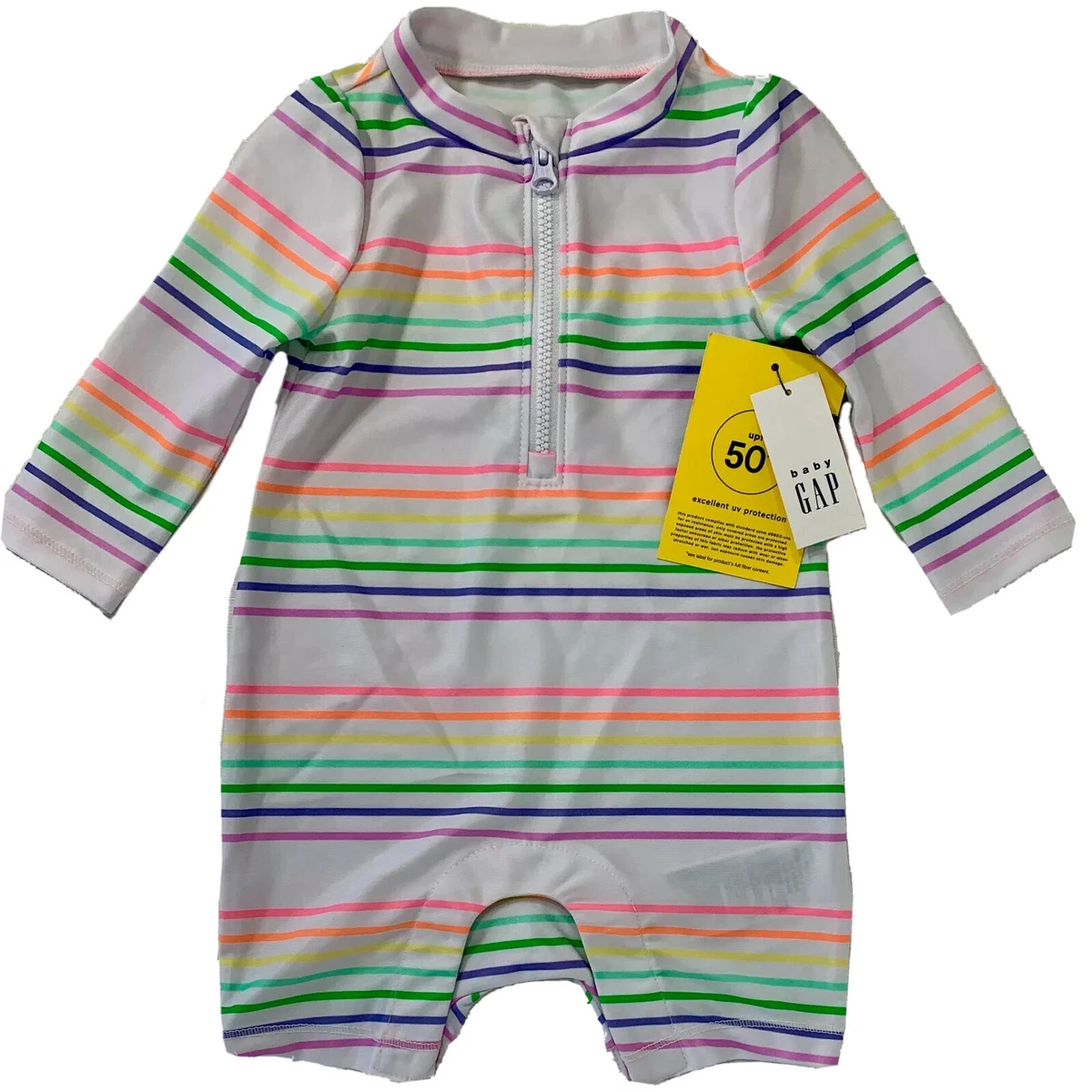Baby swim long sleeve hotsell zip suit