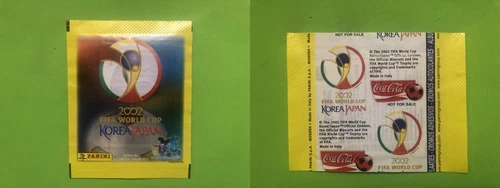 Panini 2002 FIFA WC Korea/Japan Bustina Packet Tüte cola edition not for sale