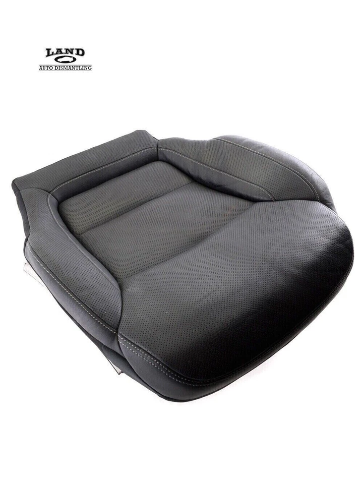 MERCEDES R231 SL-CLASS DRIVER/LEFT FRONT LOWER SEAT CUSHION LEATHER BLACK - Image 4 of 4