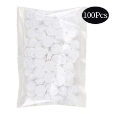 1Pack(100Pcs) Tattoo Glue Holder RING Pallet Eyelash Extend Pigment-Medium size