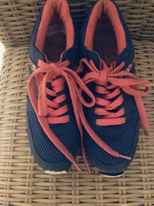 blue sequin tennis shoes