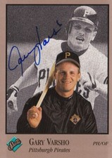 1992 Studio Baseball Card #90 Gary Varsho Autograph Signed Pittsburgh Pirates