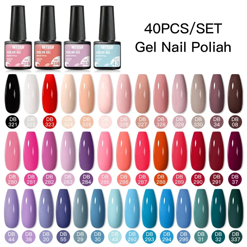 40/24Pcs Colorful Gel Nail Polish Set for Nails Soak Off UV Gel Nail Art Glitter
Opens in a new wind
