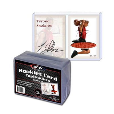 BCW Topload Holder Collectible Booklet Card Trading Cards Accessories (Vertical)