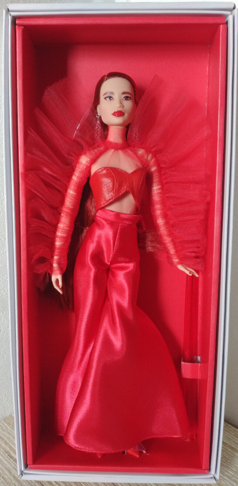 Barbie Chromatic Couture Red Exclusive Madrid Doll Convention MFDS