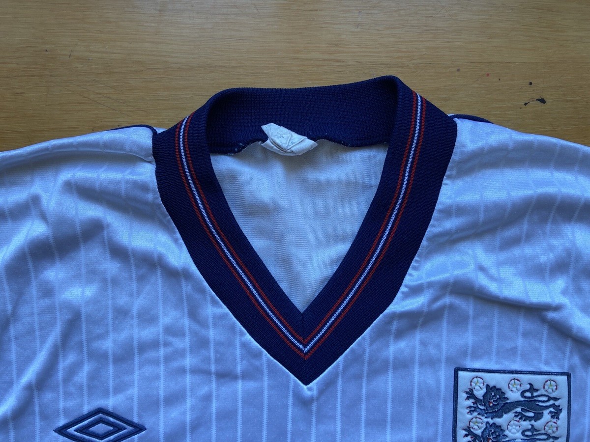 ENGLAND 1984 1987 HOME FOOTBALL SHIRT SOCCER JERSEY UMBRO sz ENGLAND 1984 1987 HOME FOOTBALL SHIRT SOCCER JERSEY UMBRO sz