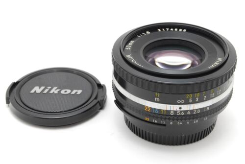 【COMME NEUF】Objectif crêpe Nikon Nikkor AIS AI-S 50 mm f/1,8 du JAPON - Photo 1/12