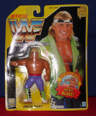 WWF スーパースターズ オーエンハート WWF Hasbro Yellow Card Owen Hart WWE Mattel Retro Wrestling