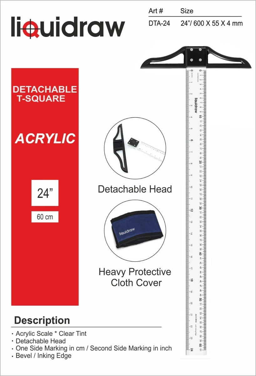 Acrylic t square deals