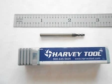 NEW HTC USA 5/64" DIA. X .234" LOC X 1-1/2" L X .005" CR 4FL CC CARBIDE ENDMILL