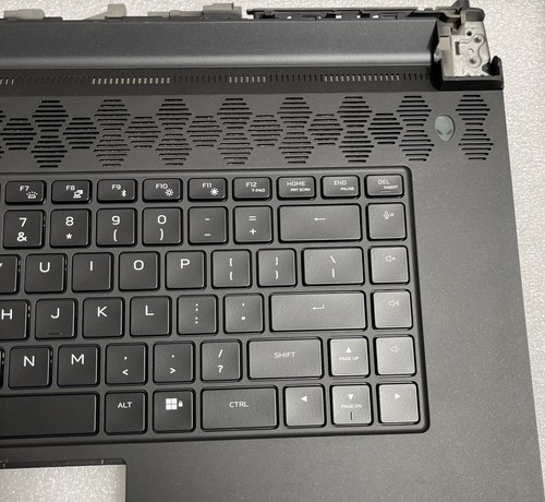 Dell Alienware M17 R5 Laptop Palmrest US Backlit Keyboard VNRXH 0VNRXH SMP2 - Afbeelding 4 van 8