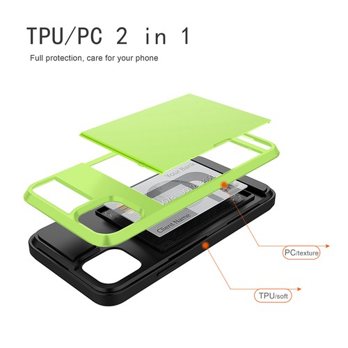 For iPhone 11 11 Pro 11 Pro Max Hybrid Wallet Case Card Holder Shell Heavy Duty - Picture 35 of 36