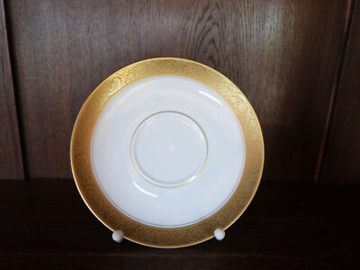 1 Suppentasse Untertasse AIDA Ätzkante Gold 16mm von Rosenthal classic