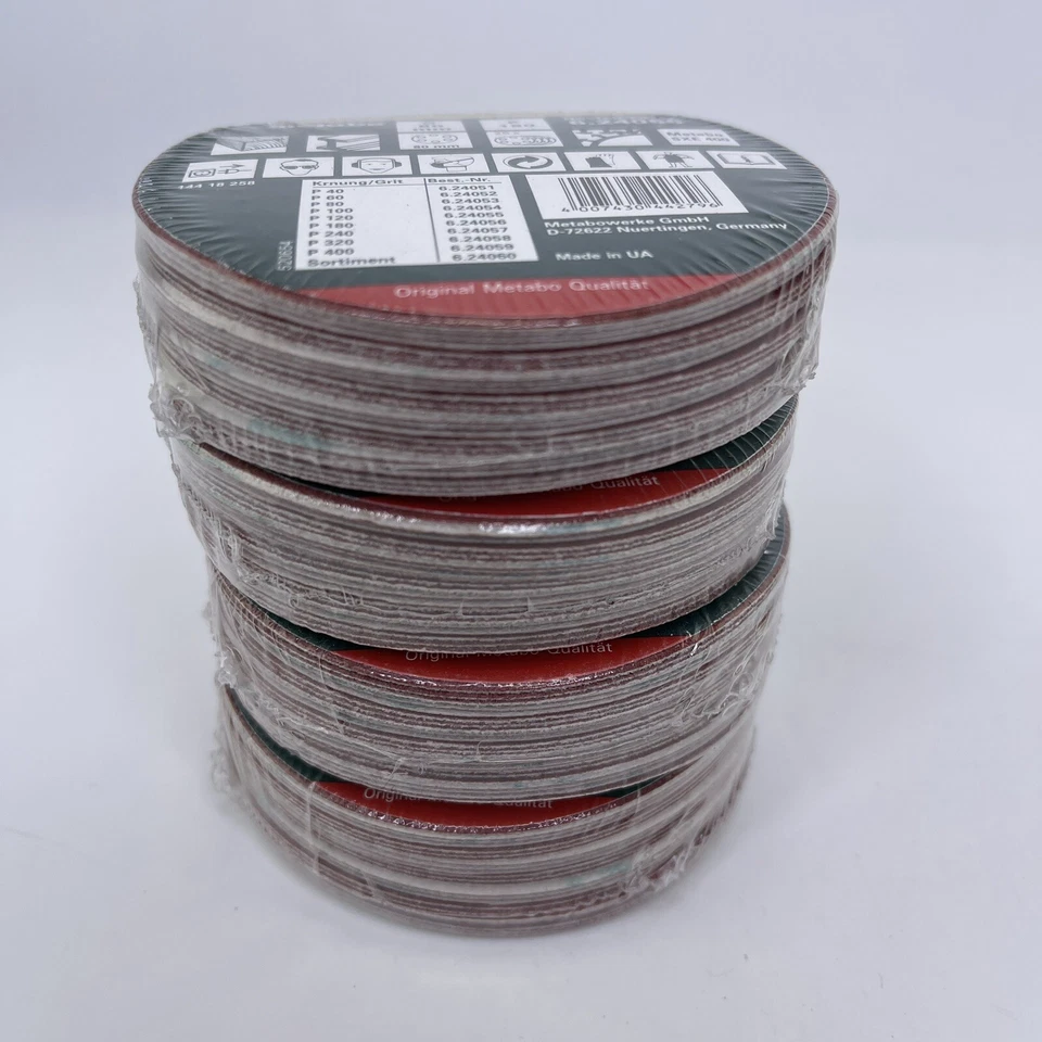 624056000 discos de lijado adhesivos P180 de 3-1/8 pulgadas, paquete de 100 Foto 4 de 4