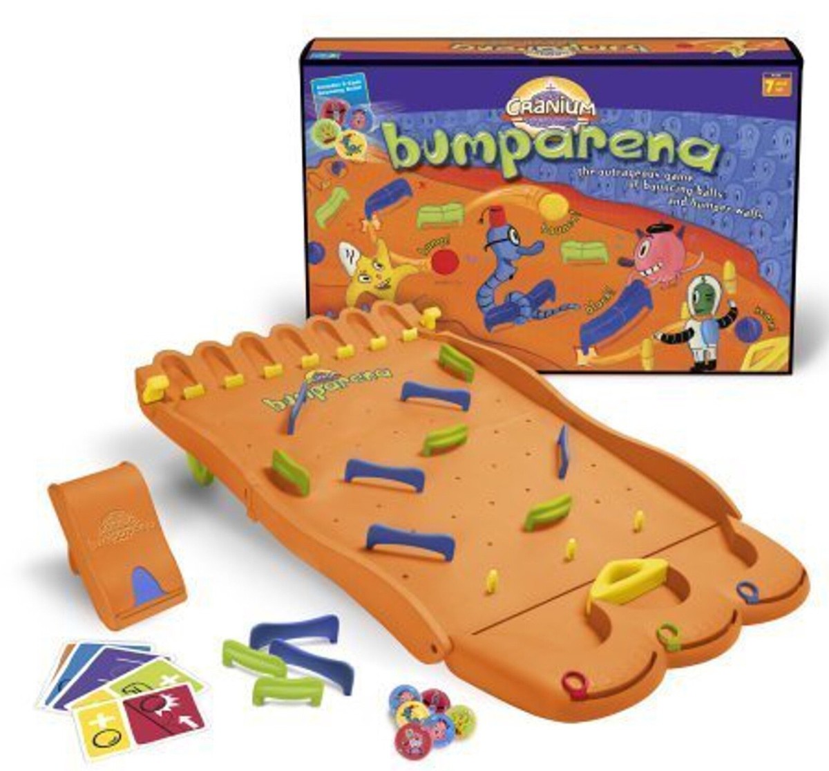 NEW - Cranium BUMPARENA - Family Game BUMPER WALLS Bouncing Balls