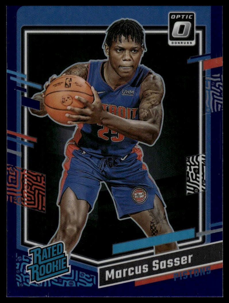 2023-24 Donruss Optic #242 Marcus Sasser Purple Rated Rookie RC