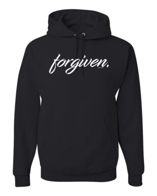 Christian Inspiring Verse Forgiven Inspirational Unisex Hooded Sweatshirt