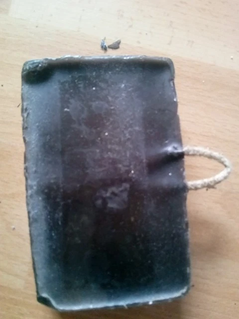 Model Schwarz Springerle Wildschwein Wachs Schwein Deko Anhänger Alt - Bild 3 von 3