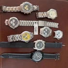 Vintage Watch Lot Of 8 Seiko, Fossil, Guess, Armitron Untested As Is