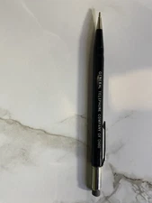 Vintage Autopoint General Telephone Co Of Ohio Black Mechanical Pencil