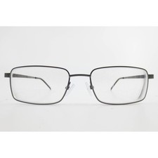 MM1029 GM Gunmetal Rectangular Metal Eyeglass Frames 55-18-145 Mens Womens