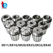 ER11/ER16/ER20/ER25/ER32/ER40 Spring Collet Set For CNC Milling Lathe Machine