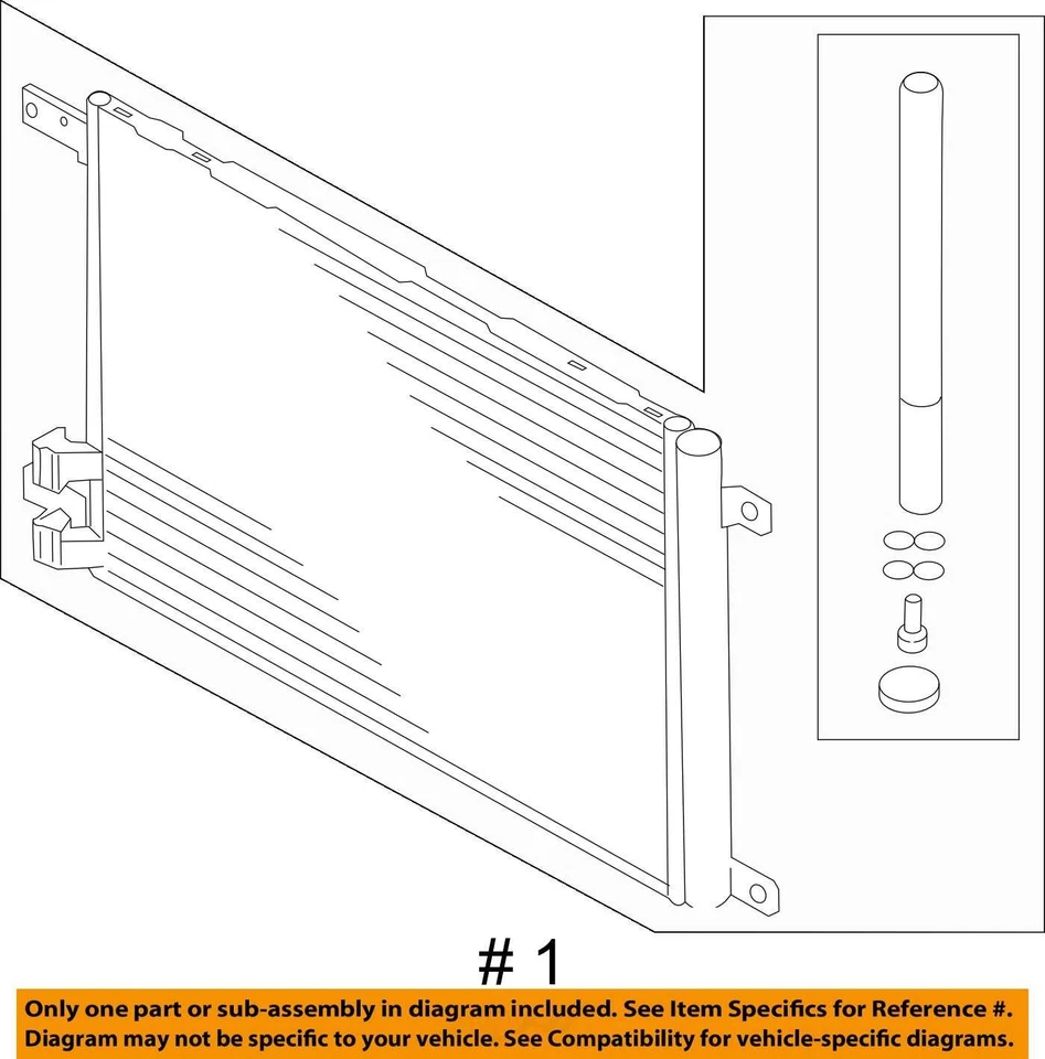 Condensador de CA construido en Alemania modelo R compatible con 15-19 GOLF 6780532 Foto 4 de 4